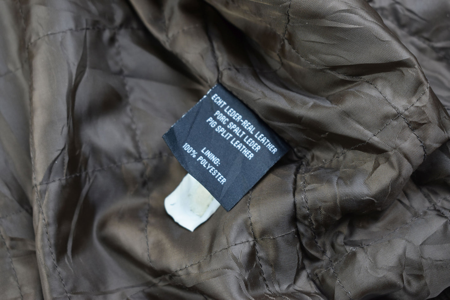 Hi-Buxter F19 Army Pilot bomber Men Leather Jacket Detachable Collar, Size XL, V.Good 7/10