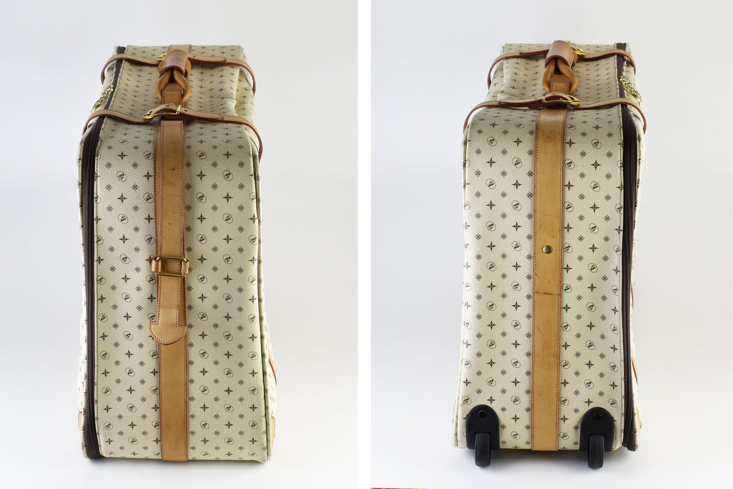 Valleverde Monogram Italian Travel Suitcase, Excellent 8/10