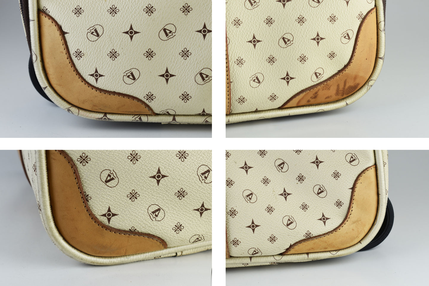 Valleverde Monogram Italian Travel Suitcase, Excellent 8/10
