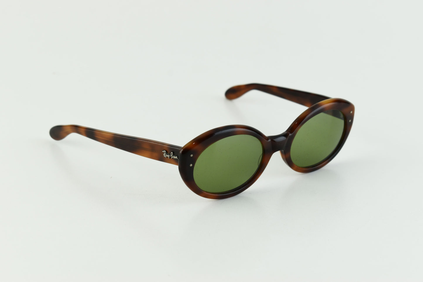B&L Ray Ban Bewitching Blond Tortoise RB3 Green W0958 Women Sunglasses, Size M, V.Good 7/10