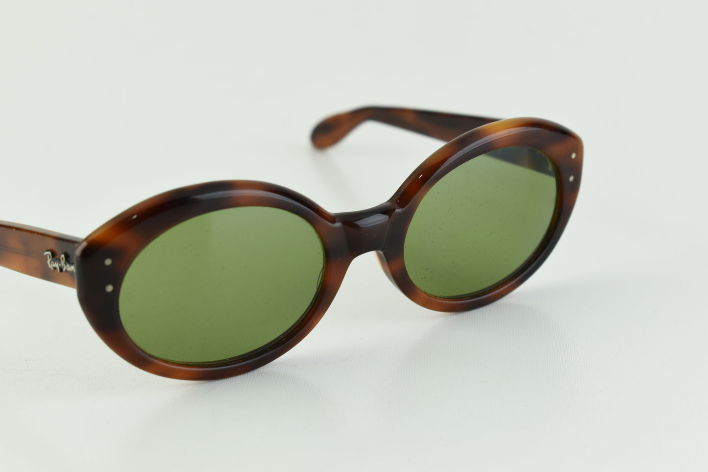 B&L Ray Ban Bewitching Blond Tortoise RB3 Green W0958 Women Sunglasses, Size M, V.Good 7/10