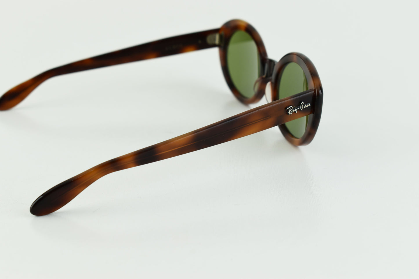 B&L Ray Ban Bewitching Blond Tortoise RB3 Green W0958 Women Sunglasses, Size M, V.Good 7/10