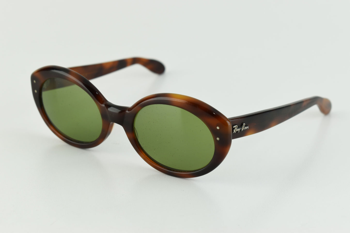 B&L Ray Ban Bewitching Blond Tortoise RB3 Green W0958 Women Sunglasses, Size M, V.Good 7/10