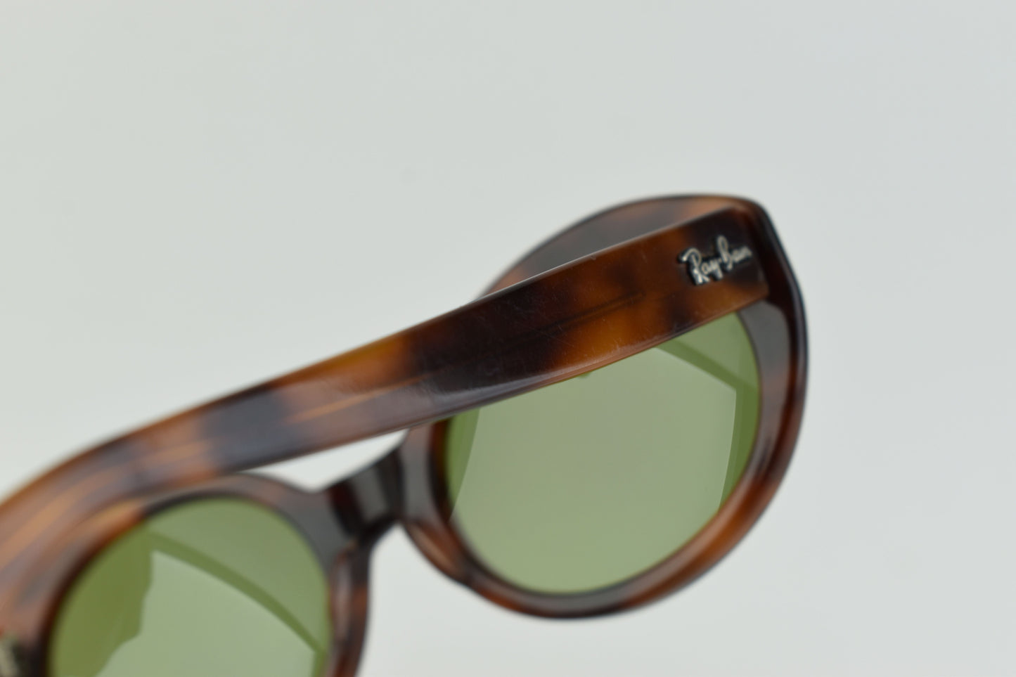 B&L Ray Ban Bewitching Blond Tortoise RB3 Green W0958 Women Sunglasses, Size M, V.Good 7/10