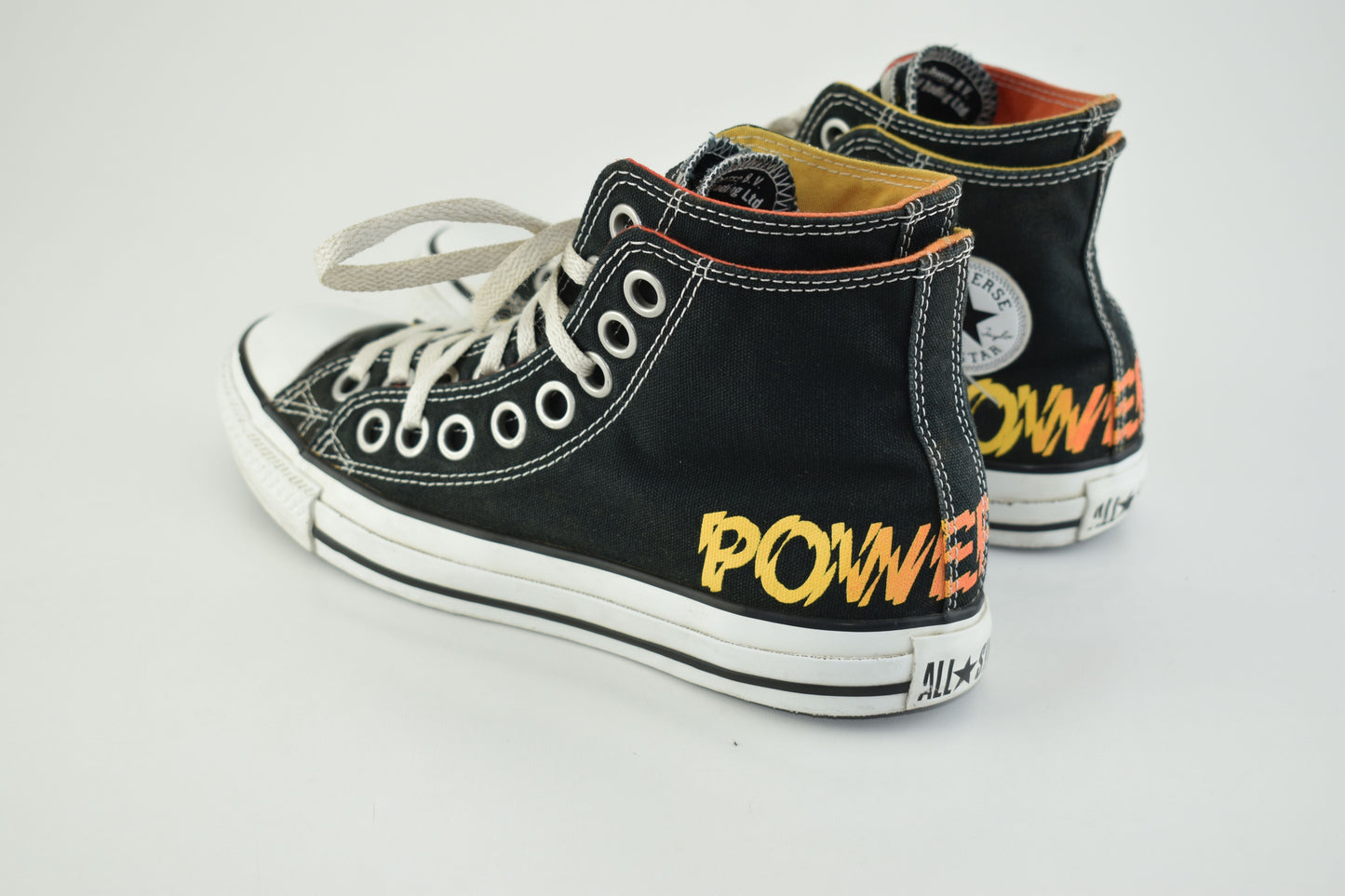 AC/DC Converse Chuck Taylor Powerage Black Shoes 2009 Limited, Size EU 40, V.Good 7/10