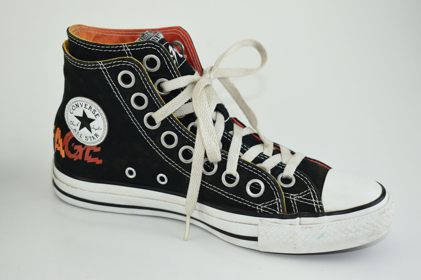 AC/DC Converse Chuck Taylor Powerage Black Shoes 2009 Limited, Size EU 40, V.Good 7/10