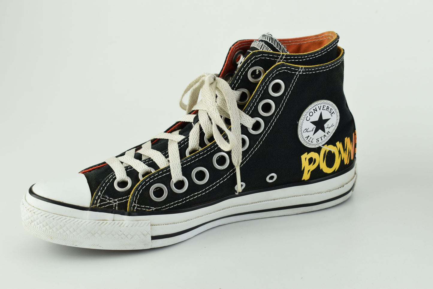 AC/DC Converse Chuck Taylor Powerage Black Shoes 2009 Limited, Size EU 40, V.Good 7/10