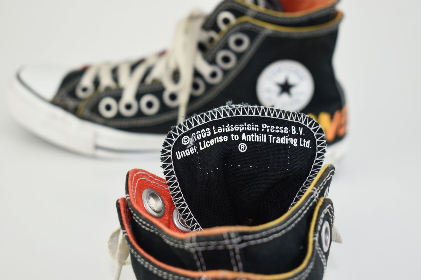 AC/DC Converse Chuck Taylor Powerage Black Shoes 2009 Limited, Size EU 40, V.Good 7/10