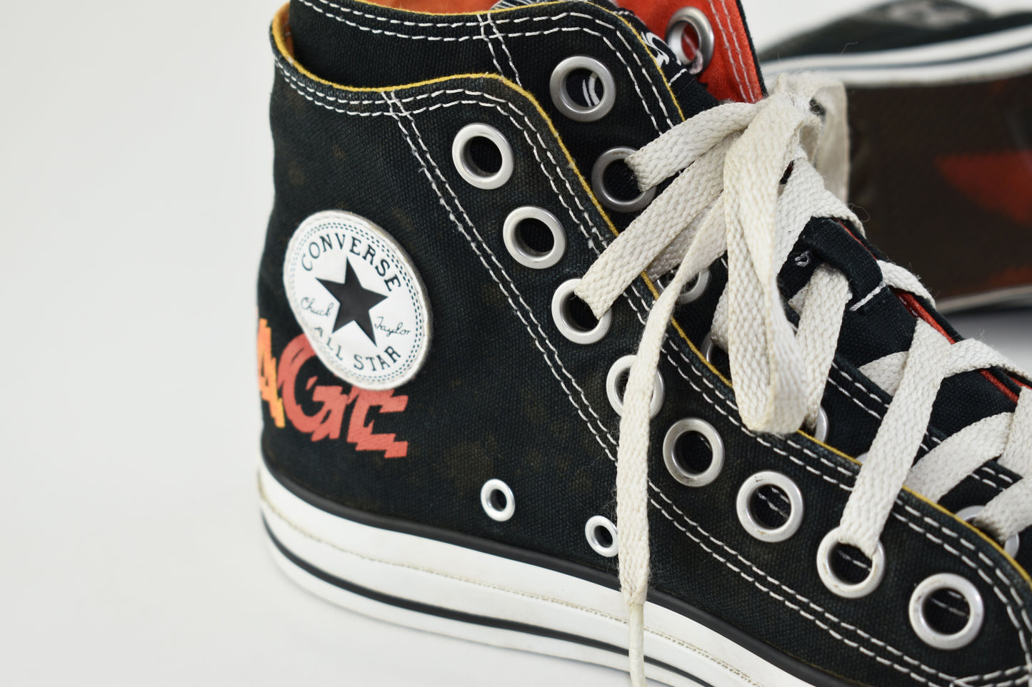 AC/DC Converse Chuck Taylor Powerage Black Shoes 2009 Limited, Size EU 40, V.Good 7/10