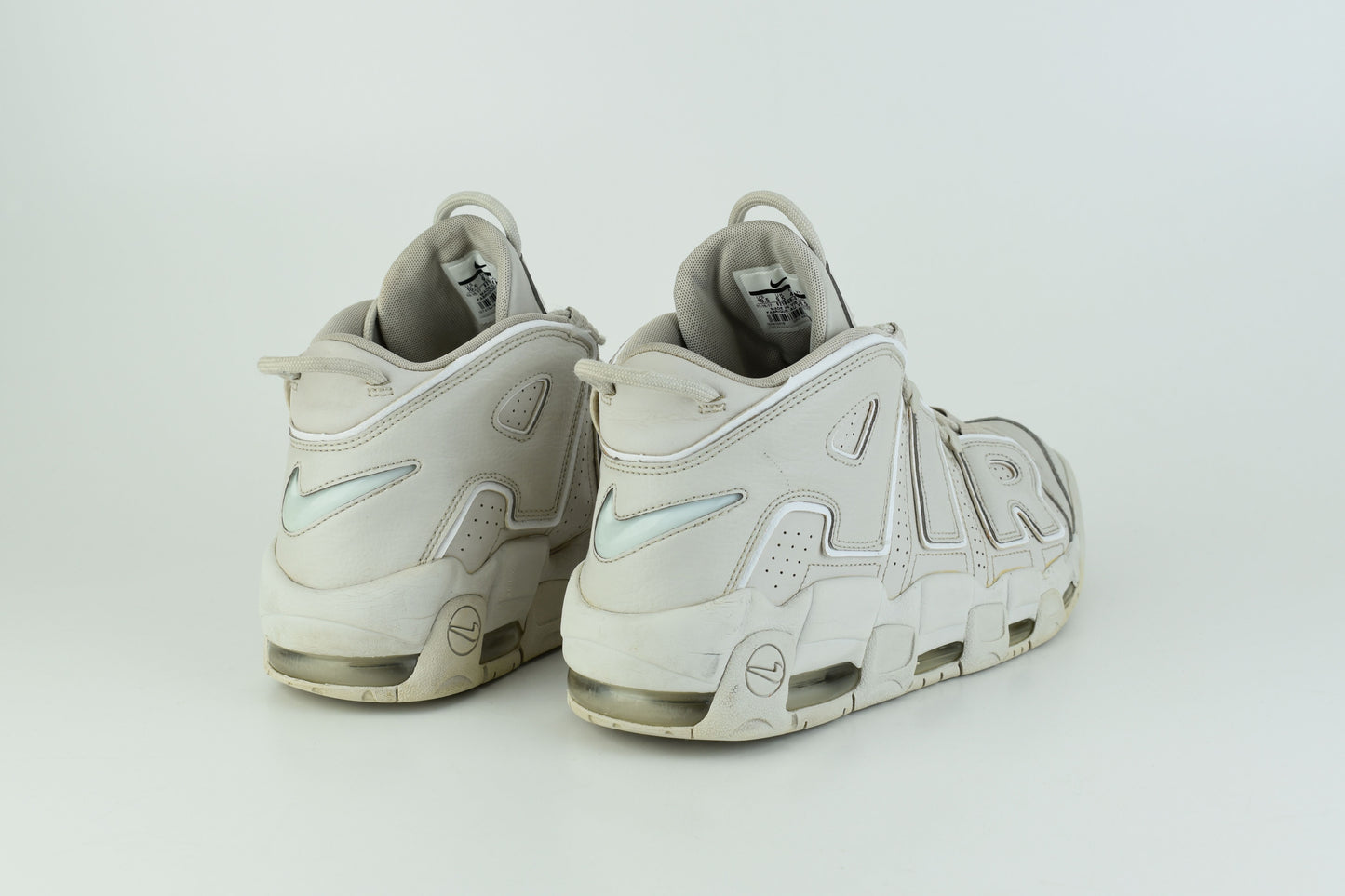 Nike Air More Uptempo Light Bone 921948-001 Men Sneakers, Size EU 44.5, V.Good 7/10