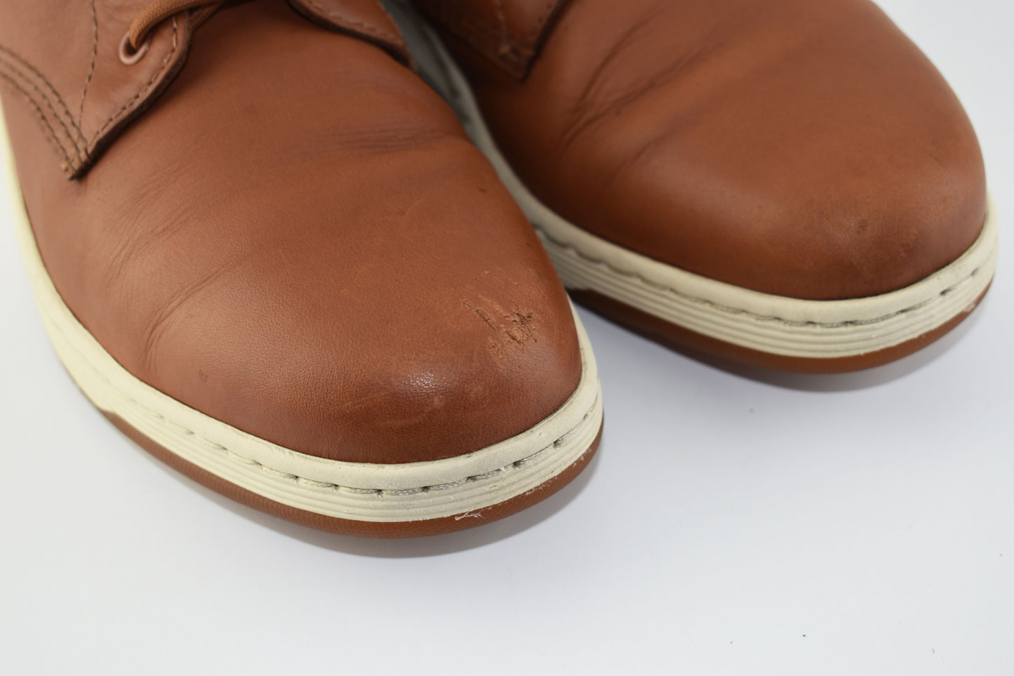 Dr. Martens Newton Men AirWair 8 Eye Lite Boots Brown Unisex Size EU 46, V.Good 7/10