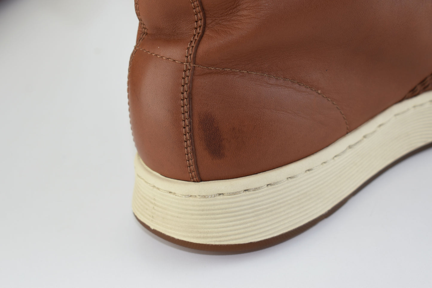 Dr. Martens Newton Men AirWair 8 Eye Lite Boots Brown Unisex Size EU 46, V.Good 7/10