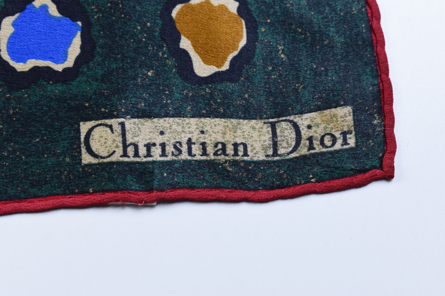 Christian Dior Silk Scarf Big Star Design 84cm x 81cm, Excellent 9/10