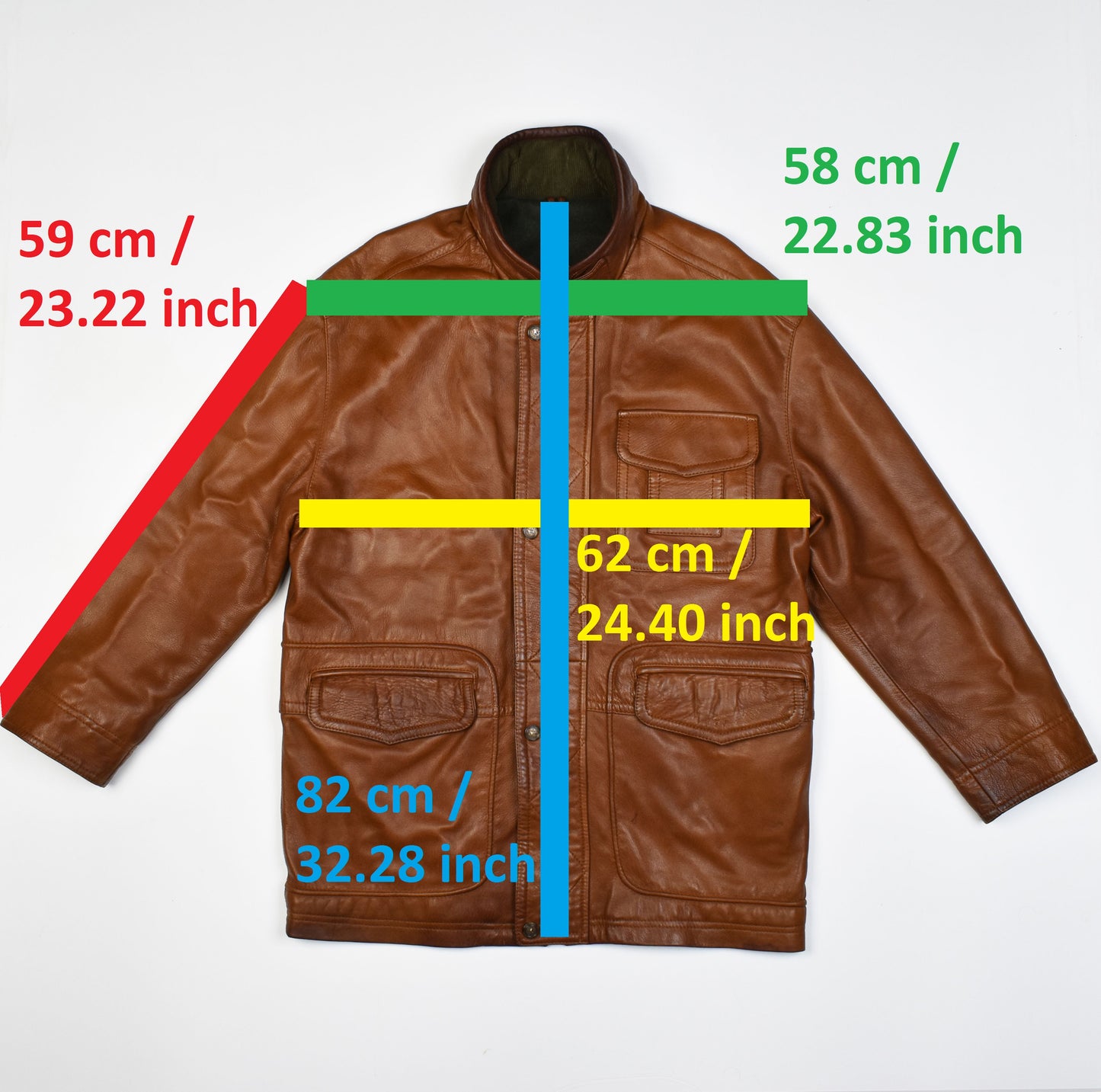 Marco Pierguidi Brown Leather Men Jacket Size EU 48, V.Good 8/10