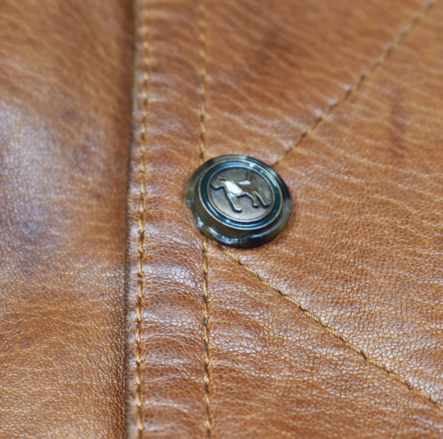 Marco Pierguidi Brown Leather Men Jacket Size EU 48, V.Good 8/10