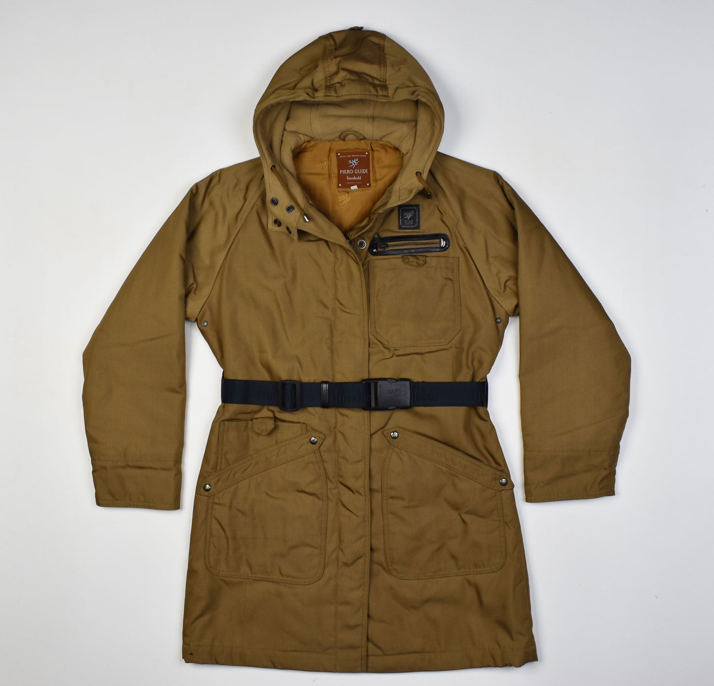 Piero Guidi Lineabold Press hooded, Men Jacket, Size S, V.Good 8/10