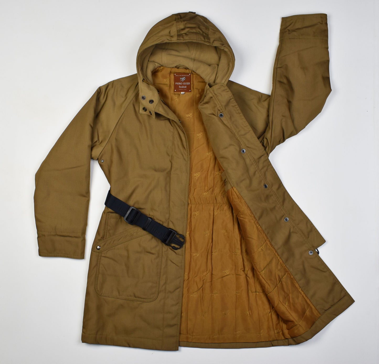 Piero Guidi Lineabold Press hooded, Men Jacket, Size S, V.Good 8/10