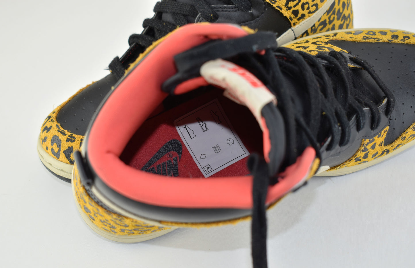 Nike Dunk High Skinny Leopard 429984-011, Women Shoes, Size EU 39, Excellent 10/10