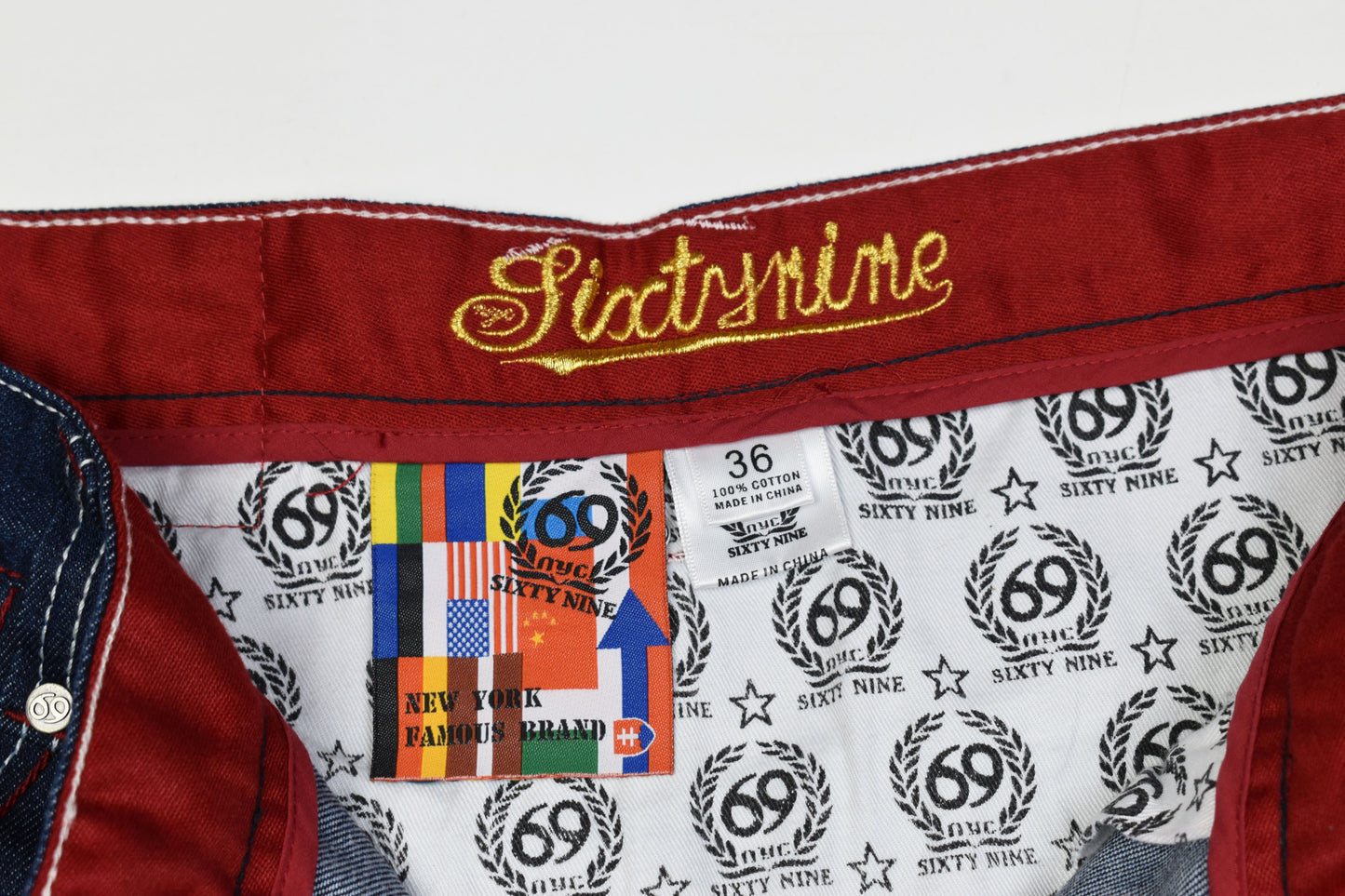 69 Sixty-Nine NYC Denim Men Shorts, Size 36, Excellent 10/10