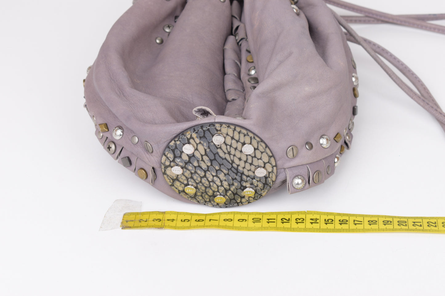 * George Gina & Lucy GGL Light Purple Leather Women Small Pouch Bag, 15x20cm, V.Good 8/10