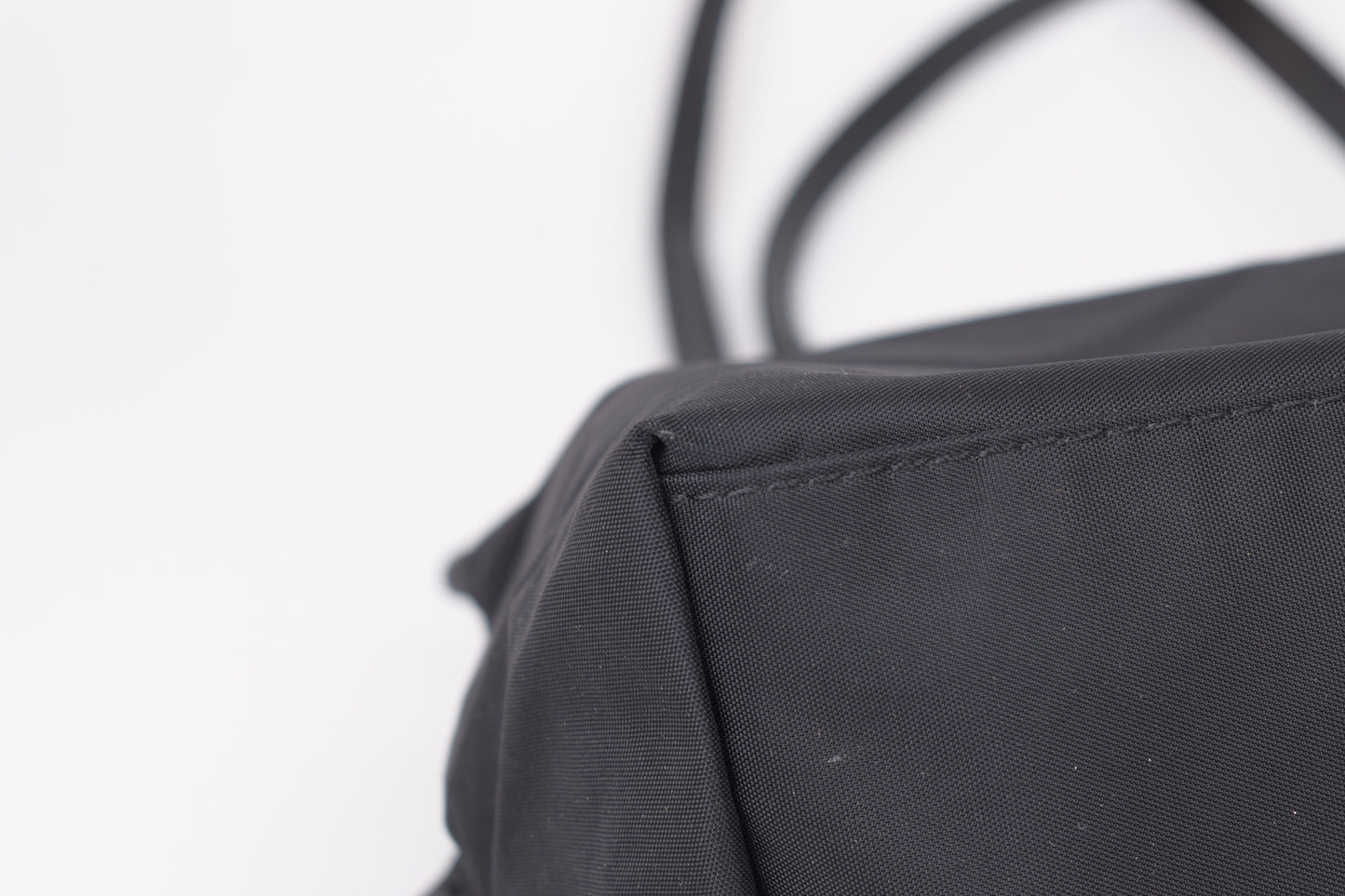 * Brics Nylon and Leather Three-Compartment Medium Shopping Bag black, 32x25cm, Excellent 10/10