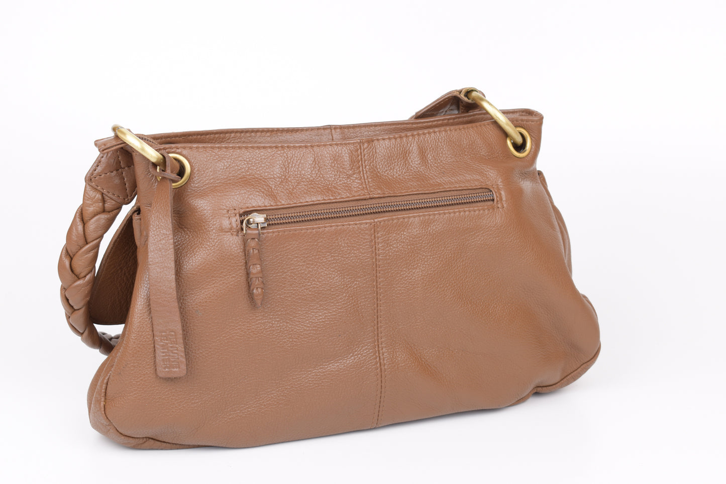 * Clarks Medium Brown Leather Women Bag, 36x20cm, V.Good 8/10