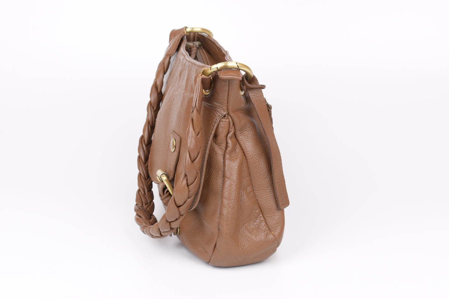 * Clarks Medium Brown Leather Women Bag, 36x20cm, V.Good 8/10