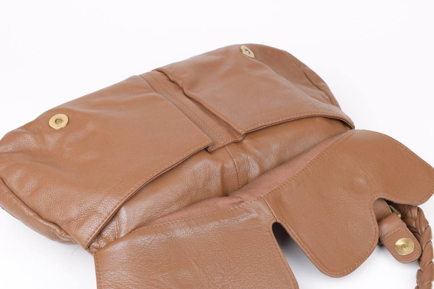 * Clarks Medium Brown Leather Women Bag, 36x20cm, V.Good 8/10