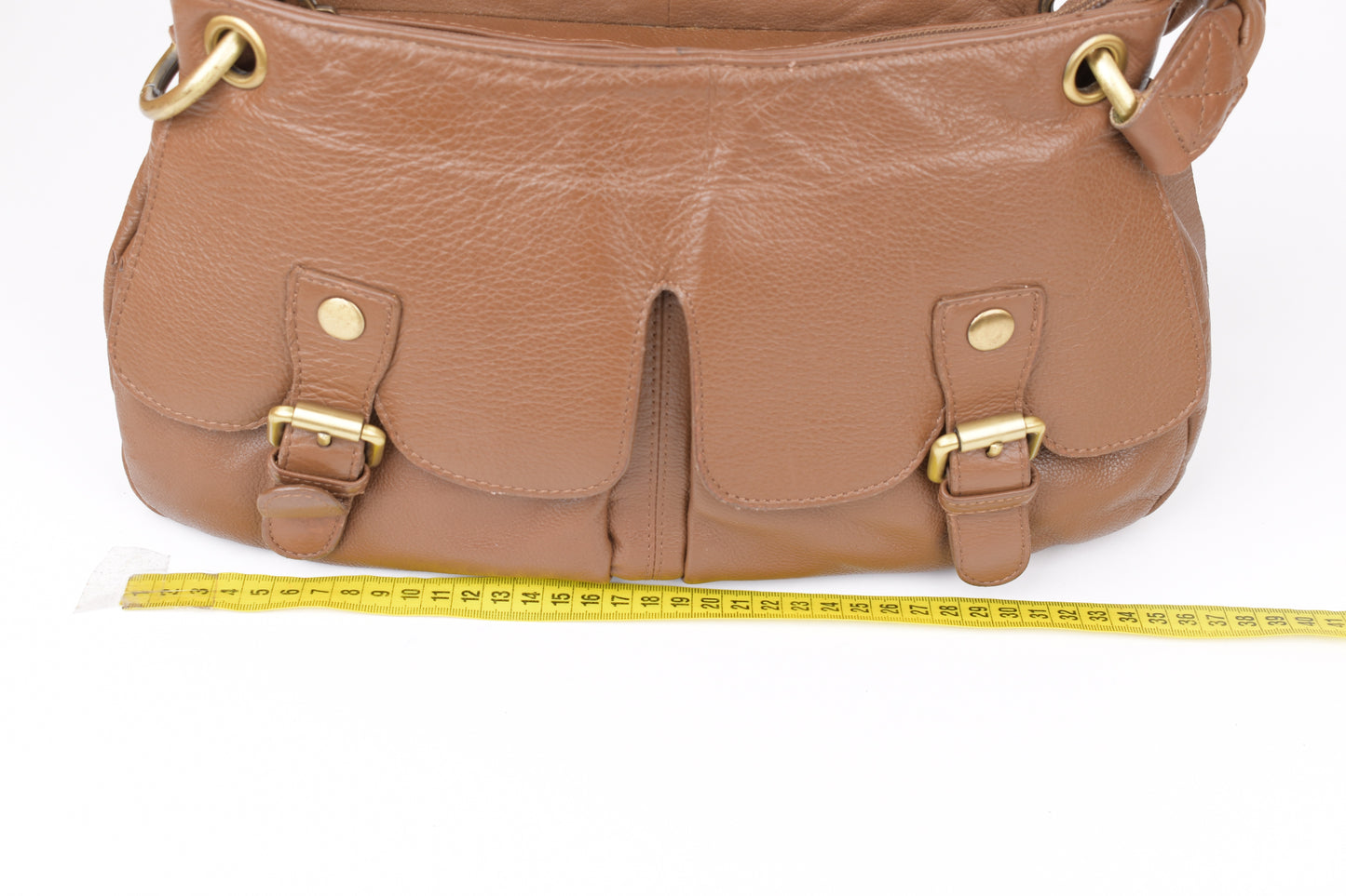 * Clarks Medium Brown Leather Women Bag, 36x20cm, V.Good 8/10