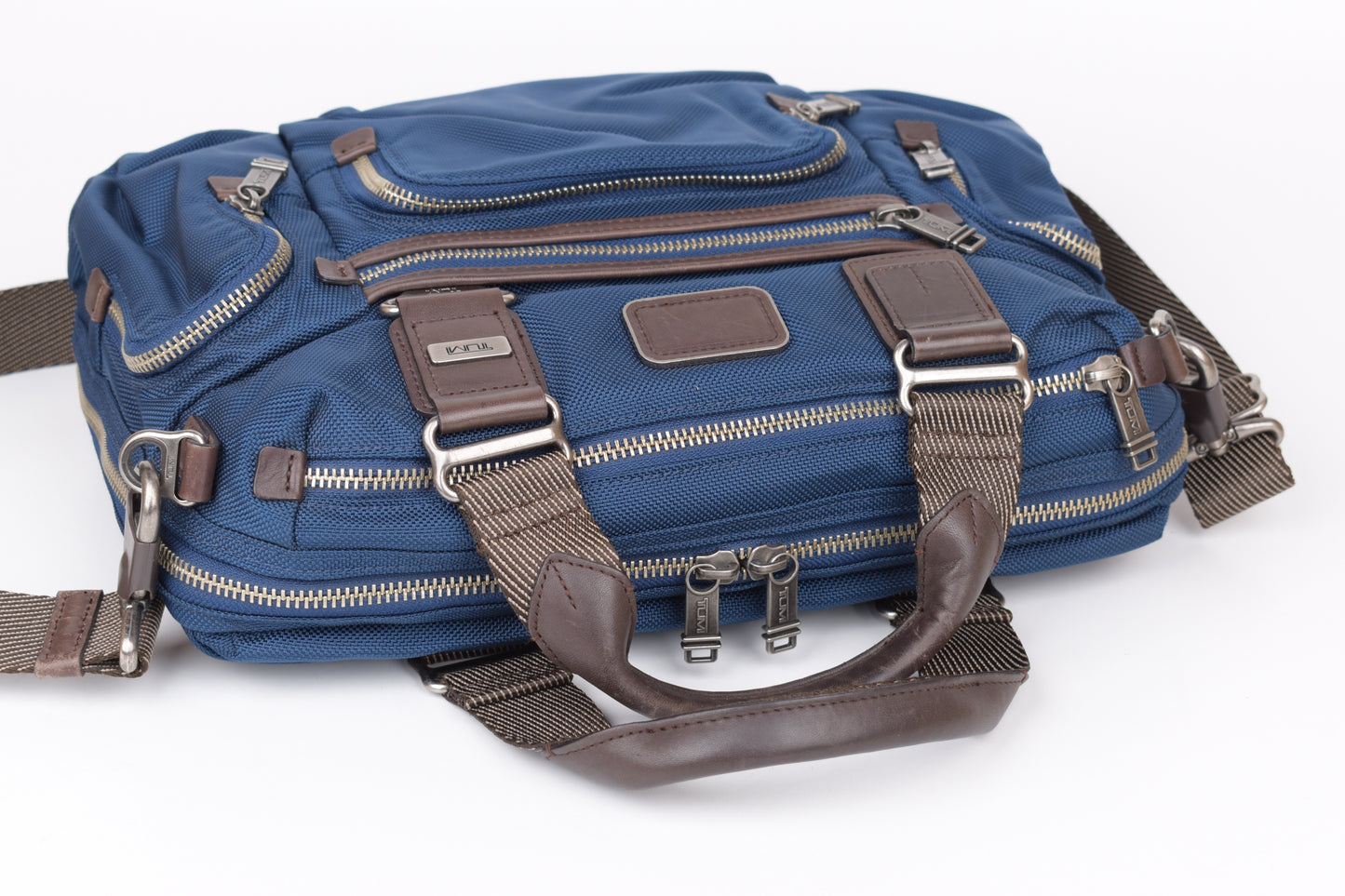 * Tumi Alpha Bravo Nylon Blue Laptop Bag, 38x27cm, Excellent 10/10