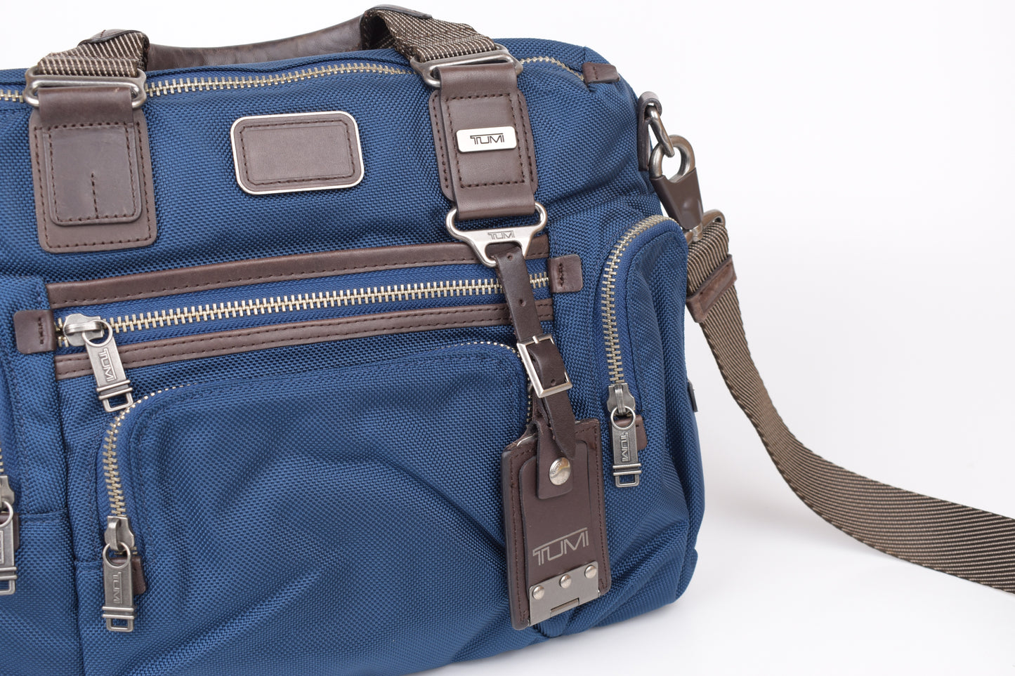 * Tumi Alpha Bravo Nylon Blue Laptop Bag, 38x27cm, Excellent 10/10