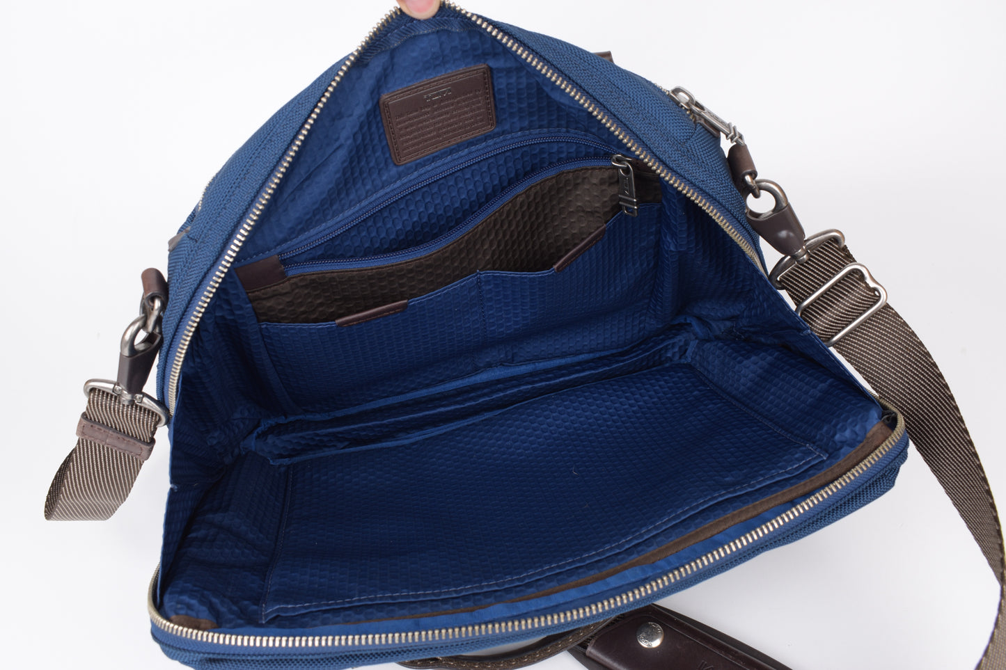 * Tumi Alpha Bravo Nylon Blue Laptop Bag, 38x27cm, Excellent 10/10
