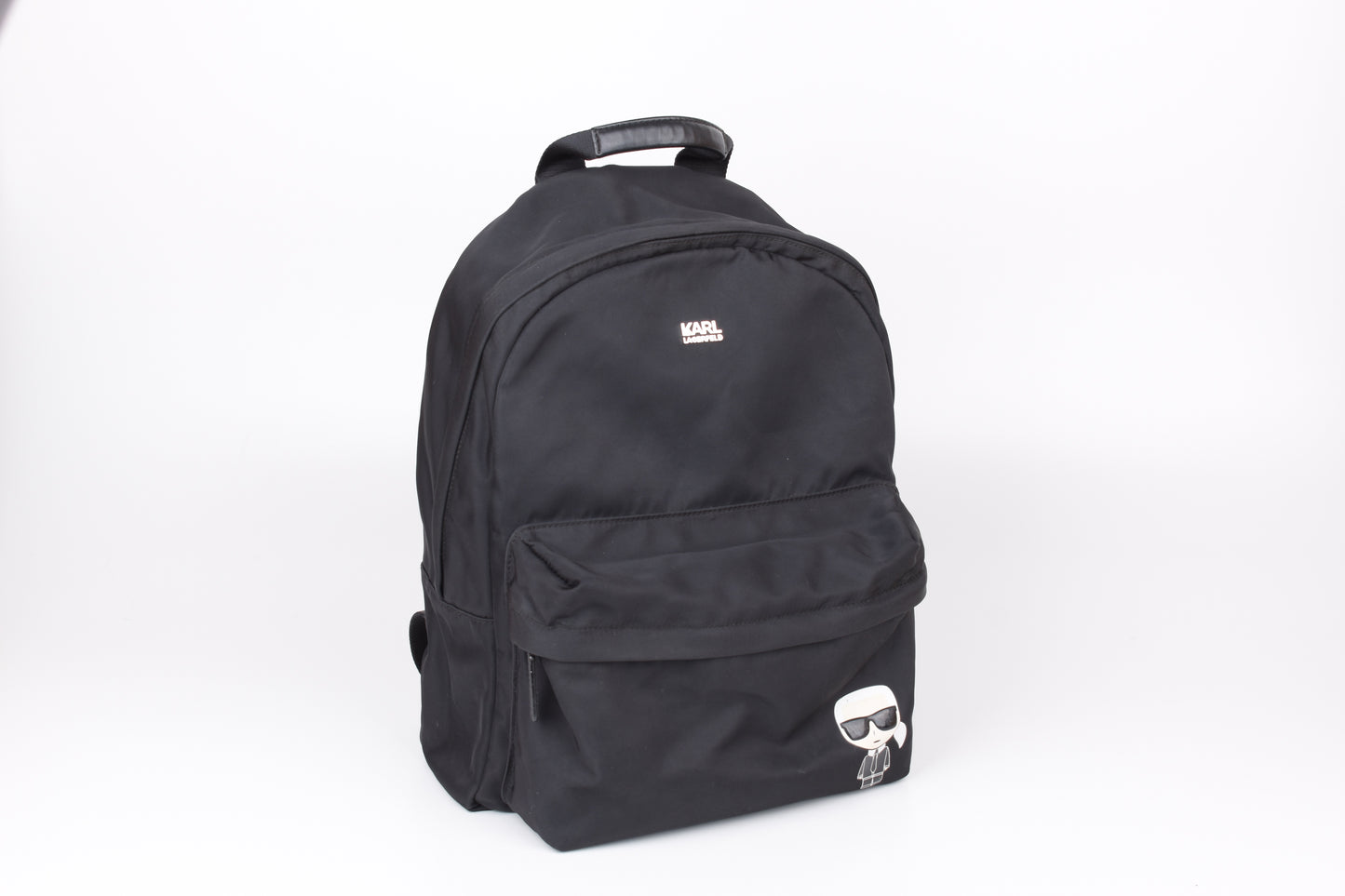 * Karl Lagerfeld Nylon Black Backpack, 30x38cm, Excellent 9/10