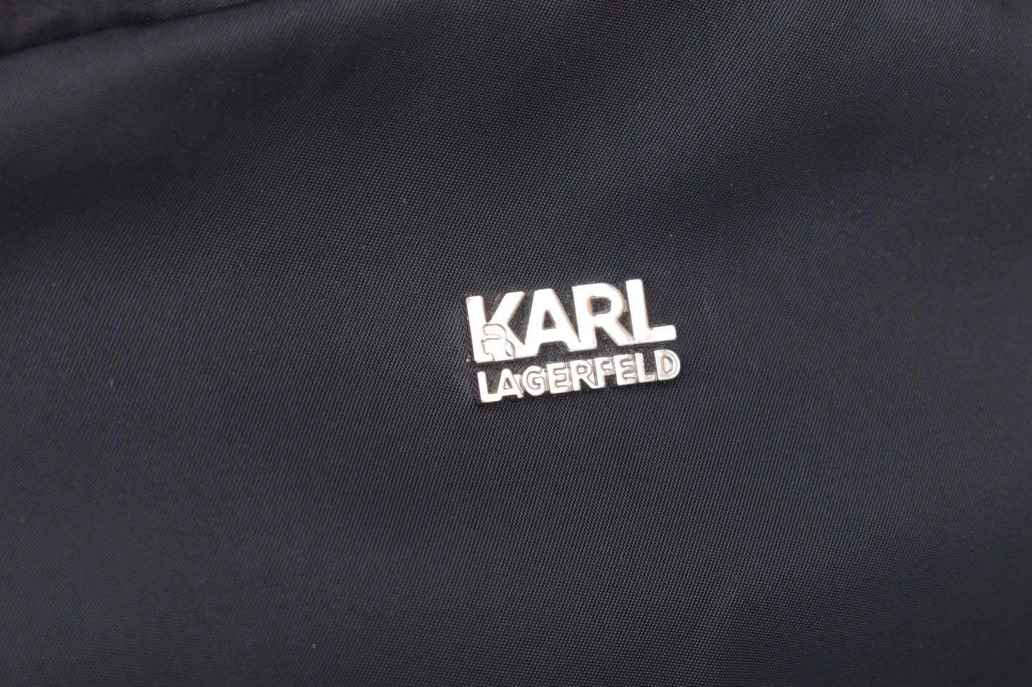 * Karl Lagerfeld Nylon Black Backpack, 30x38cm, Excellent 9/10