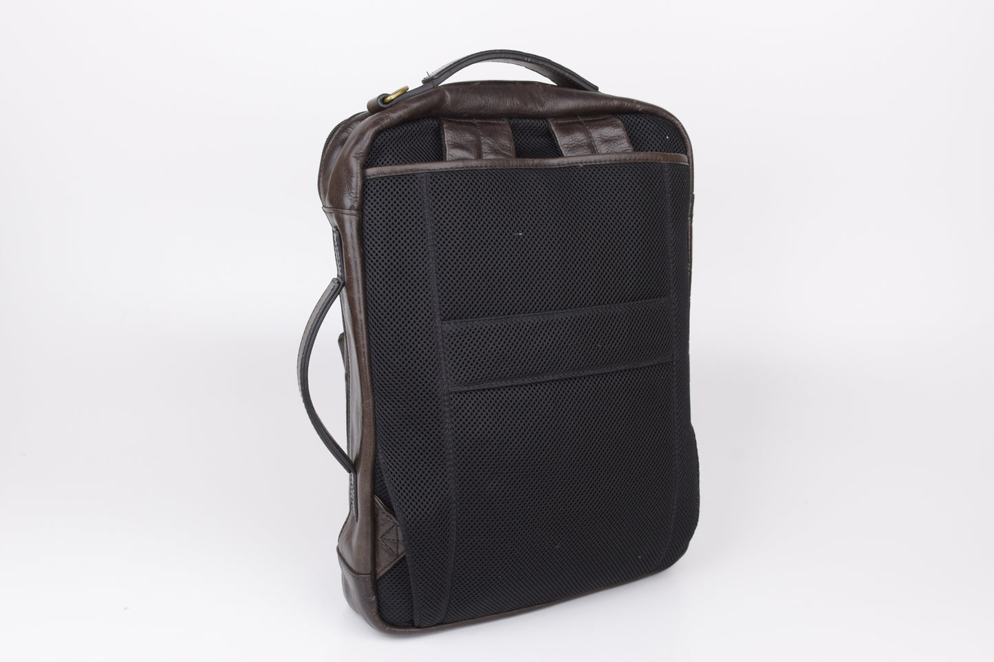 * FOSSIL Dark Brown Buckner Convertible Commuter Cognac, 30x40cm, V.Good 8/10