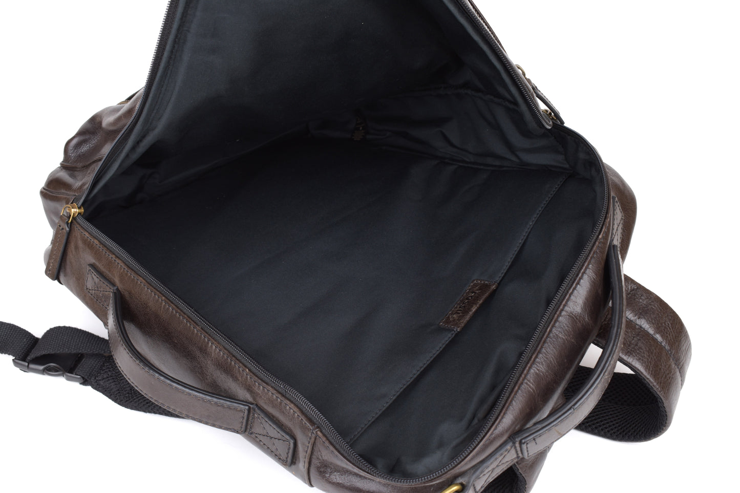 * FOSSIL Dark Brown Buckner Convertible Commuter Cognac, 30x40cm, V.Good 8/10