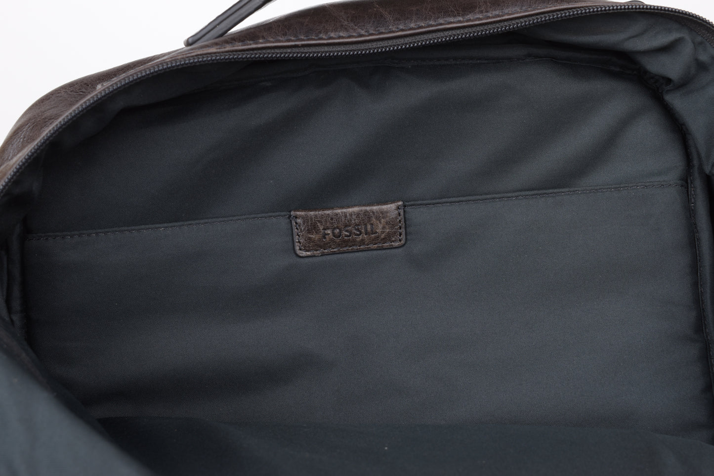 * FOSSIL Dark Brown Buckner Convertible Commuter Cognac, 30x40cm, V.Good 8/10