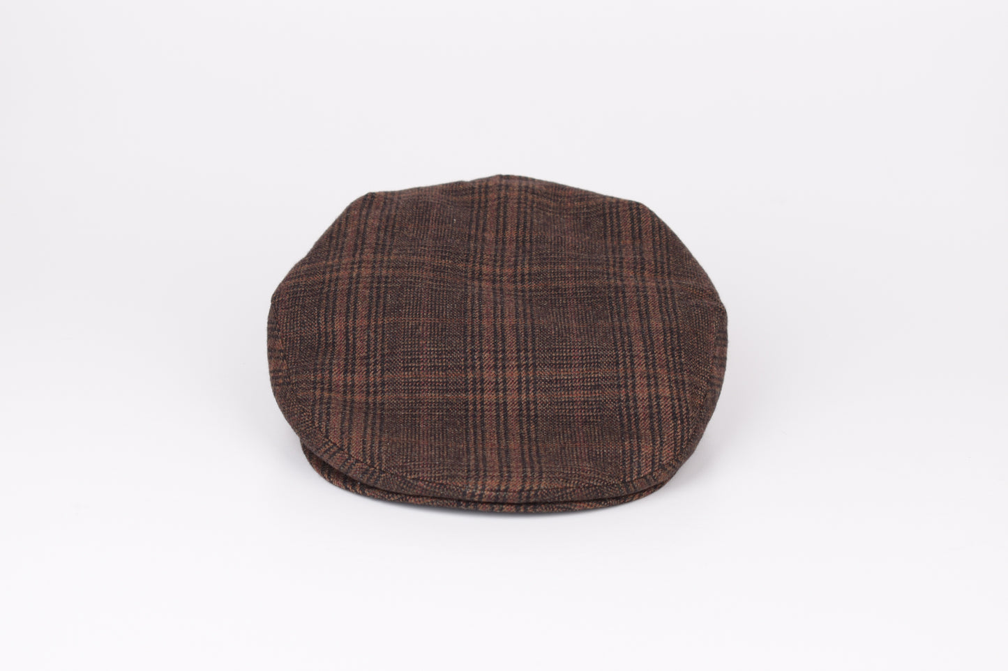 * Burberry London Vintage Men's Grey Nova Check Wool Flat Cap Hat, Size M, V.Good 7/10