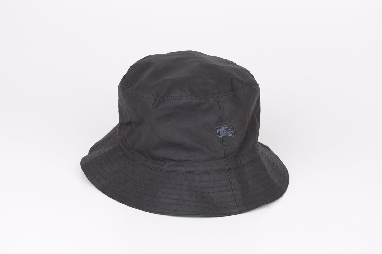 * Burberry Black Rain Bucket Hat, Size S, Excellent 9/10