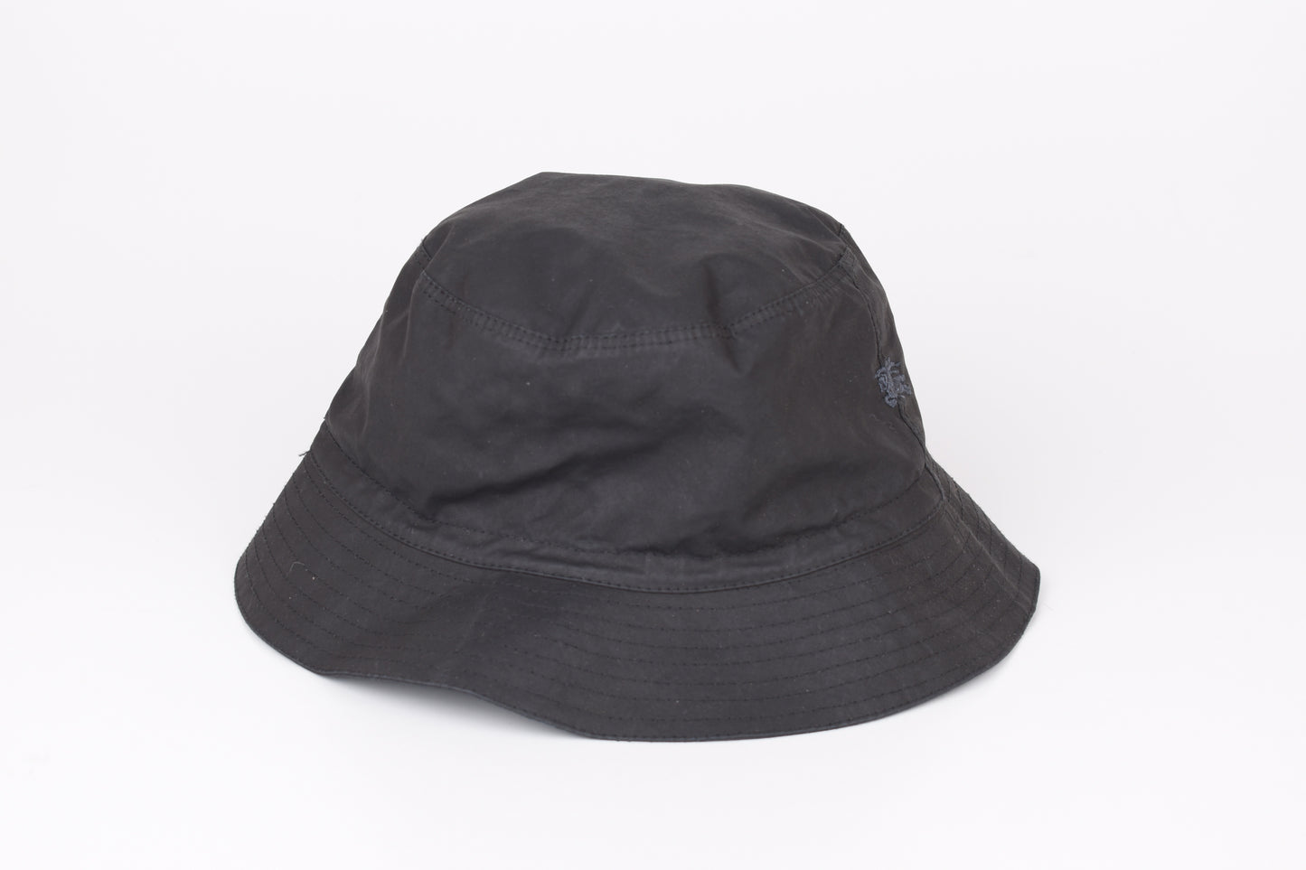 * Burberry Black Rain Bucket Hat, Size S, Excellent 9/10