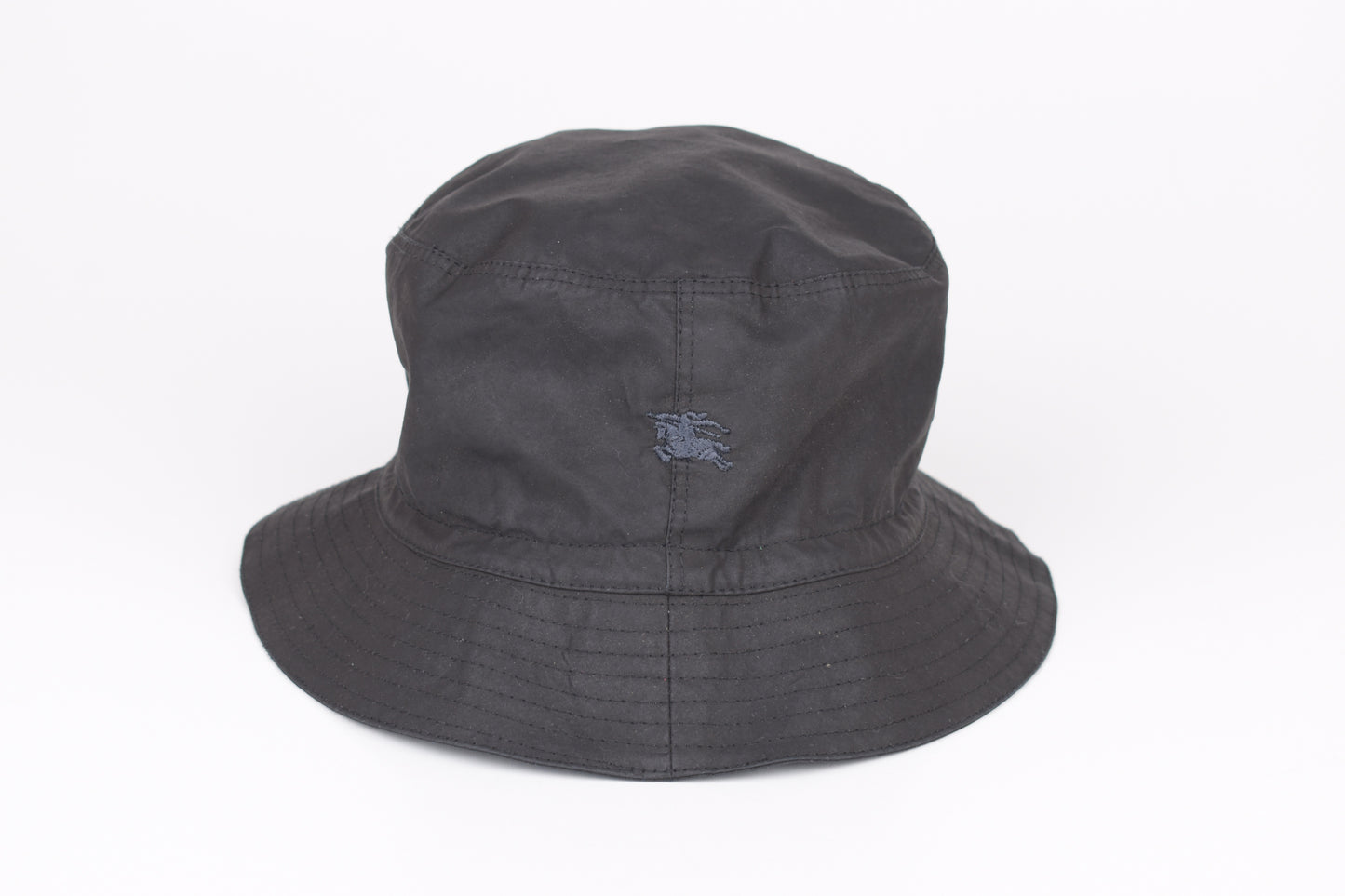 * Burberry Black Rain Bucket Hat, Size S, Excellent 9/10