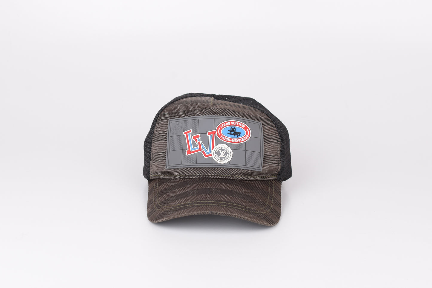 Louis Vuitton Mesh Signature Brown Cap Hat, V.Good 7/10
