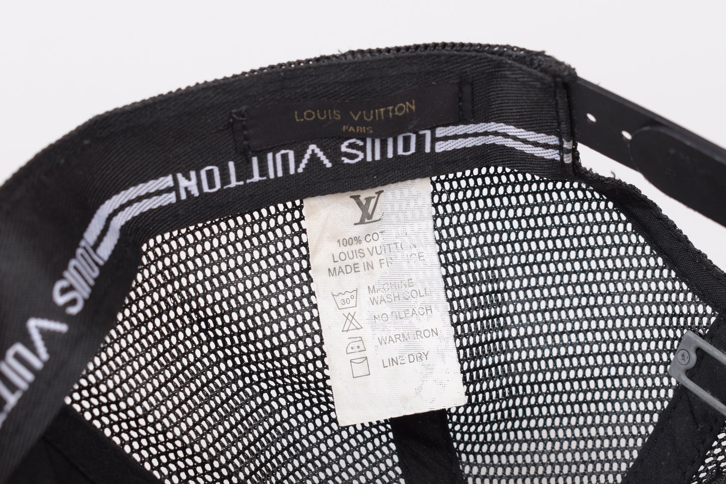 Louis Vuitton Mesh Signature Brown Cap Hat, V.Good 7/10