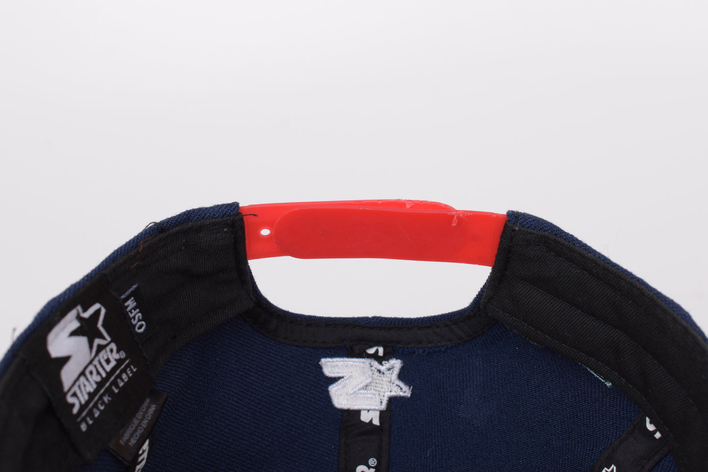 * Snapback Baseball Starter Black Label Hat Cap, V.Good 8/10