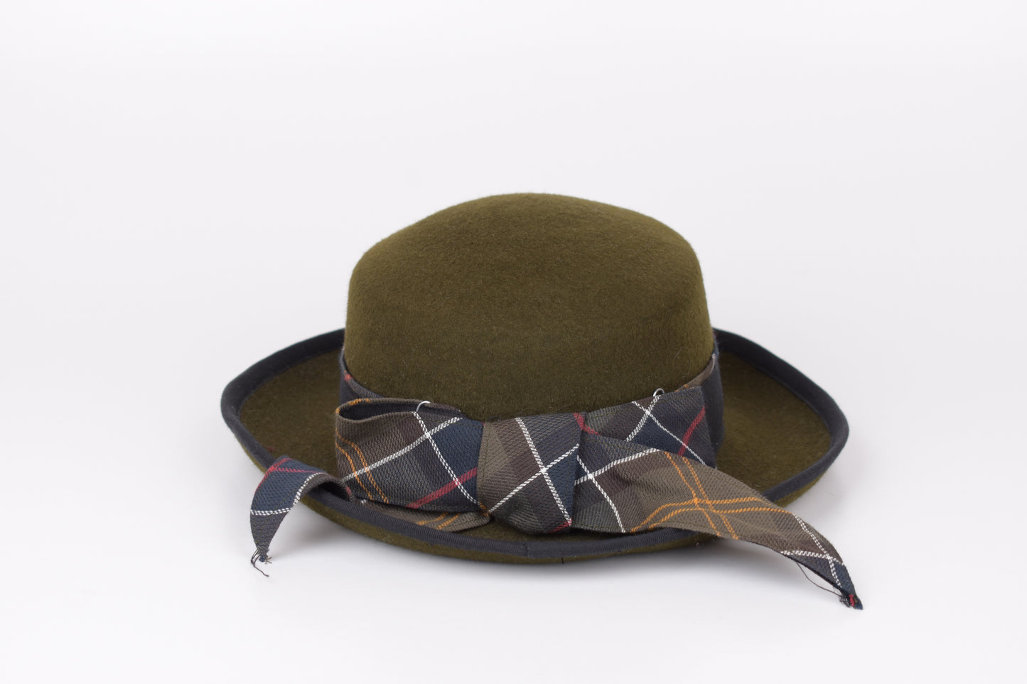 * Barbour Wool Felt Ladies Country Rural Sports Olive Hat, Size M, Excellent 9/10