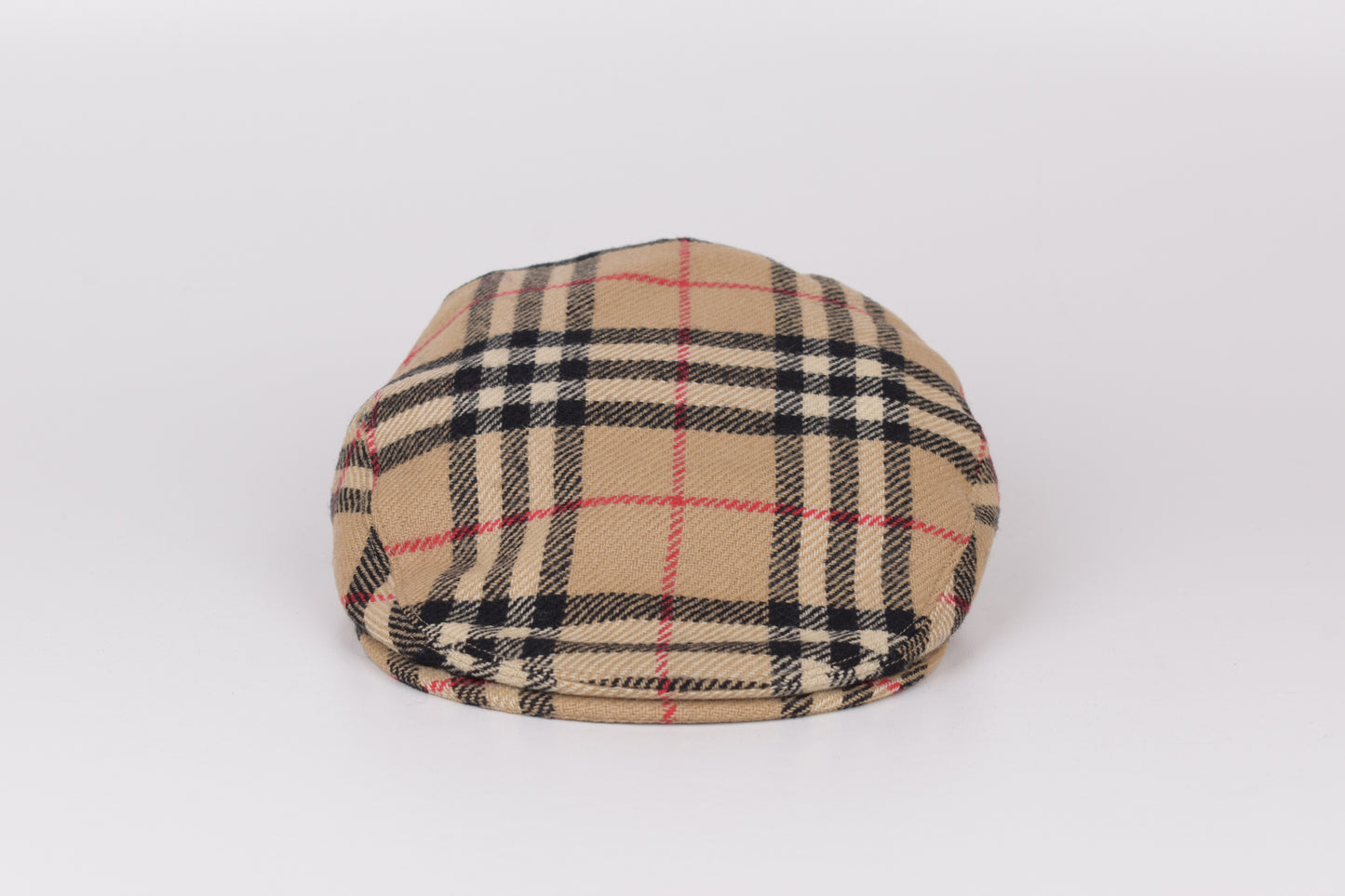 * Burberrys Wool Nova Check Flat Cap Hat, Size S, Excellent 9/10