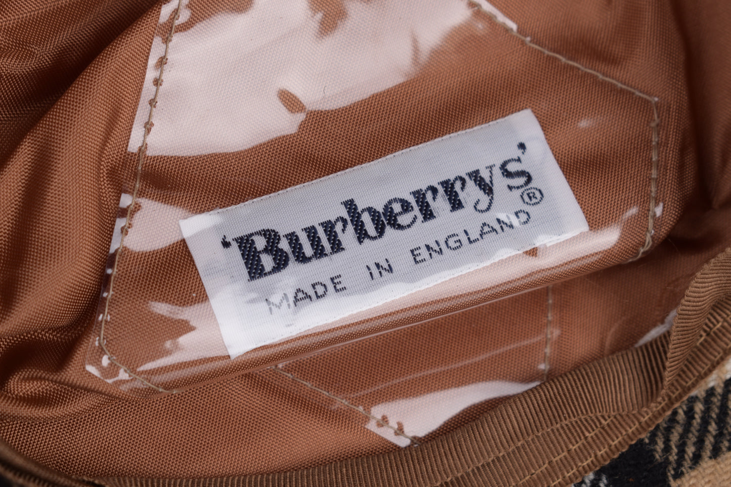 * Burberrys Wool Nova Check Flat Cap Hat, Size S, Excellent 10/10