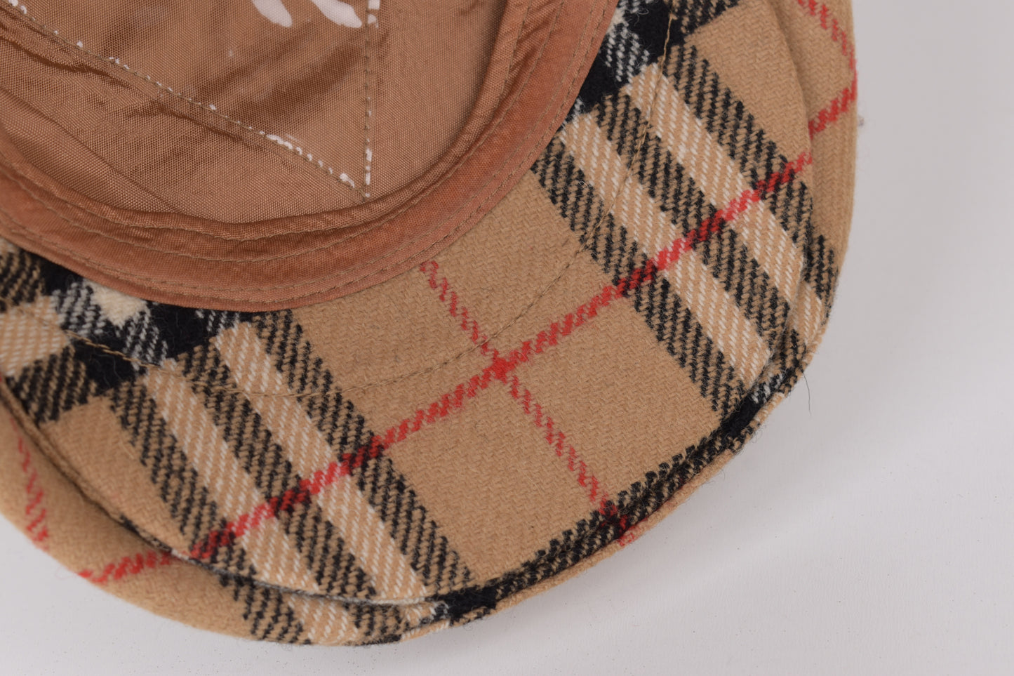 * Burberrys Wool Nova Check Flat Cap Hat, Size L, Excellent 10/10