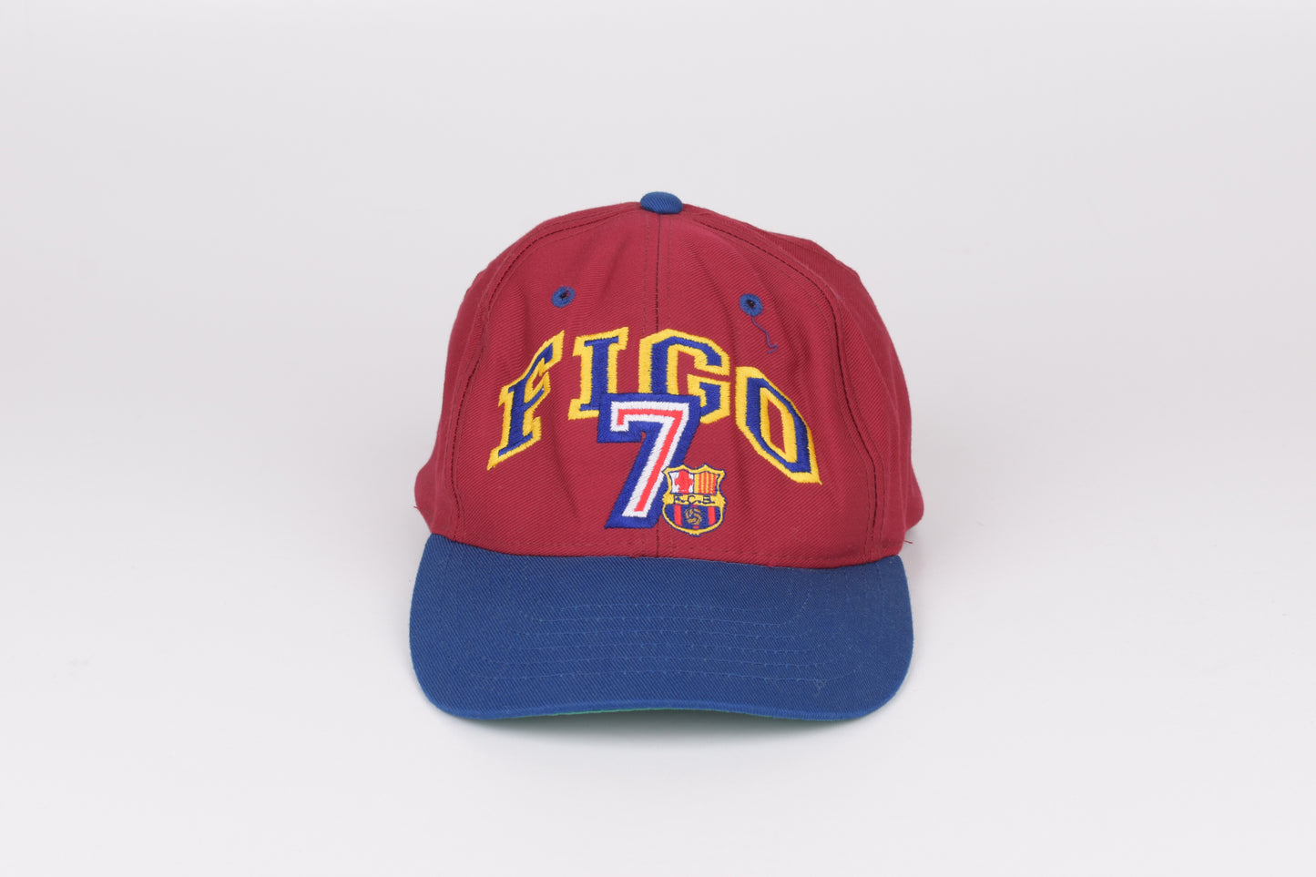 Barcelona F.C Figo #7 Corner Hat Baseball Cap, Excellent 10/10