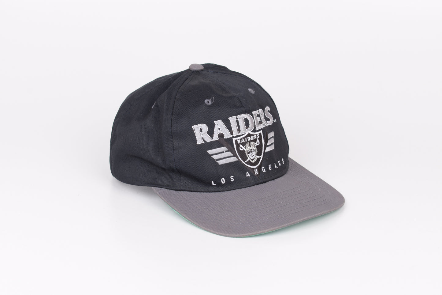 * Vintage 1993 Los Angeles Raiders Snapback Hat Cap, Excellent 9/10